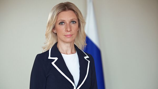 المتحدثة باسم الوزارة الخارجية الروسية ماريا زاخاروفا - سبوتنيك عربي
