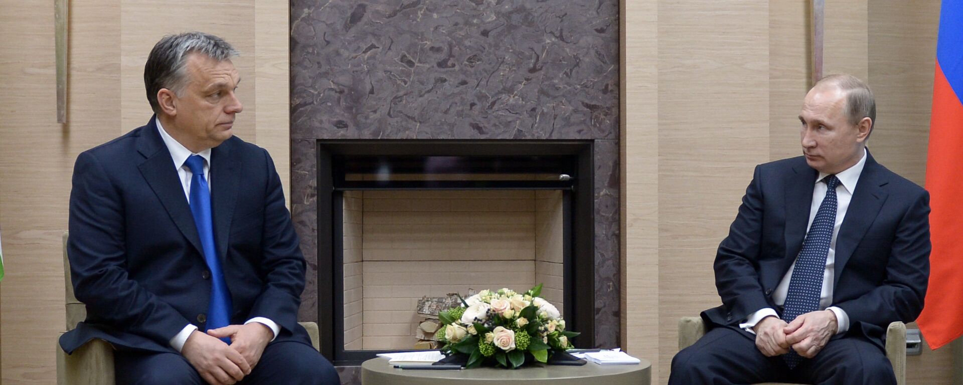 الرئيس الروسي فلاديمير بوتين ورئيس وزراء هنغاريا فيكتور أوربان - سبوتنيك عربي, 1920, 17.10.2023