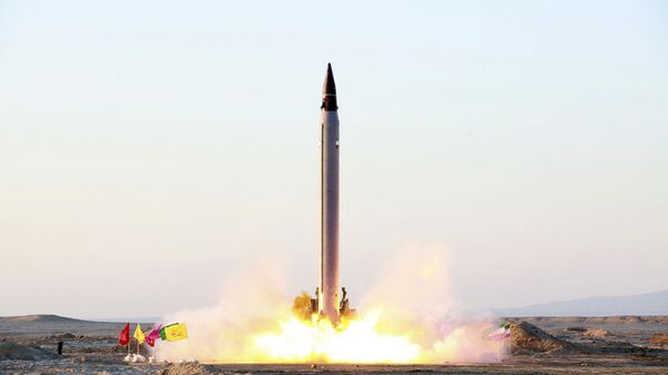 إطلاق صاروخ بالستي إيراني - سبوتنيك عربي