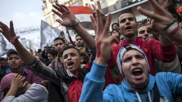 احتجاج في القاهرة - سبوتنيك عربي