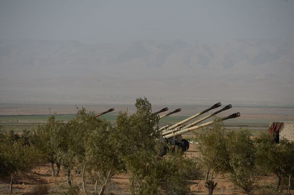 مواقع الجيش العربي السوري في محيط تدمر بسوريا - سبوتنيك عربي