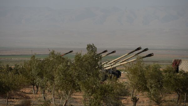 مواقع الجيش العربي السوري في محيط تدمر بسوريا - سبوتنيك عربي