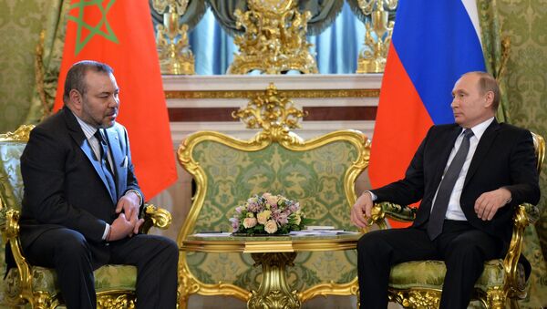 لقاء بوتين والملك محمد السادس - سبوتنيك عربي