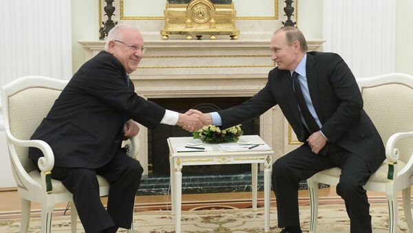 لقاء الرئيس الروسي بوتين والرئيس الإسرائيلي ريفلين - سبوتنيك عربي