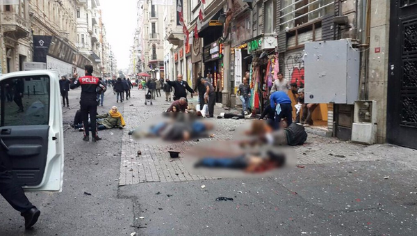 انفجار شارع الاستقلال باسطنبول - سبوتنيك عربي