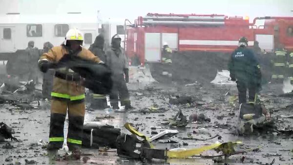 سقوط طائرة فلادي دبي في روستوف على الدون - سبوتنيك عربي
