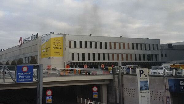 انفجاران يهز مطار العاصمة البلجيكية بروكسل - سبوتنيك عربي