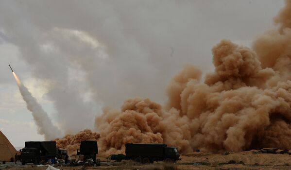 المنظومة الصاروخية أوراغان (العاصفة) لقوات الجيش السوري في تدمر، سوريا. - سبوتنيك عربي