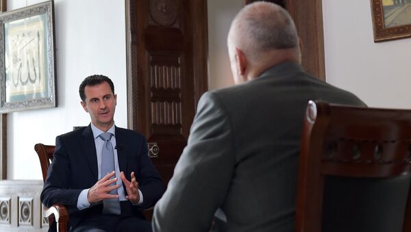 لقاء وكالة سبوتنيك مع الرئيس السوري بشار الأسد - سبوتنيك عربي