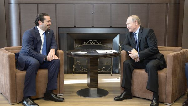بوتين مع سعد الحريري - سبوتنيك عربي