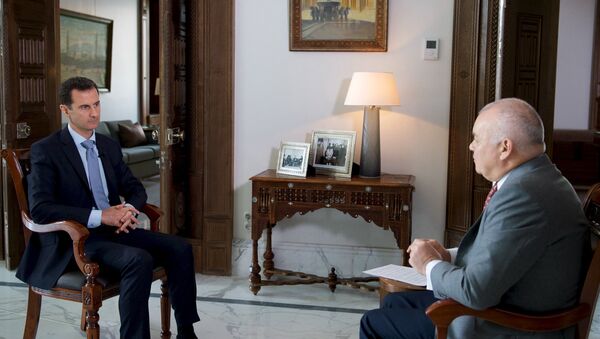 الرئيس السوري بشار الأسد في مقابلة مع سبوتنيك - سبوتنيك عربي