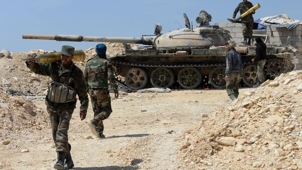 قوات الجيش العربي السوري وبمساندة قوات الدفاع الوطني - سبوتنيك عربي
