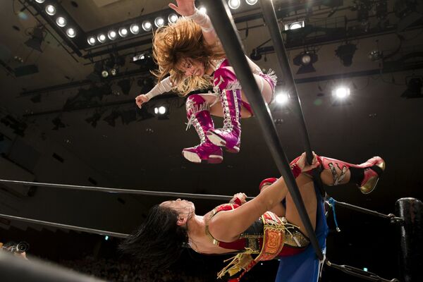 المصارعة النسائية  الحرة في طوكيو. - سبوتنيك عربي