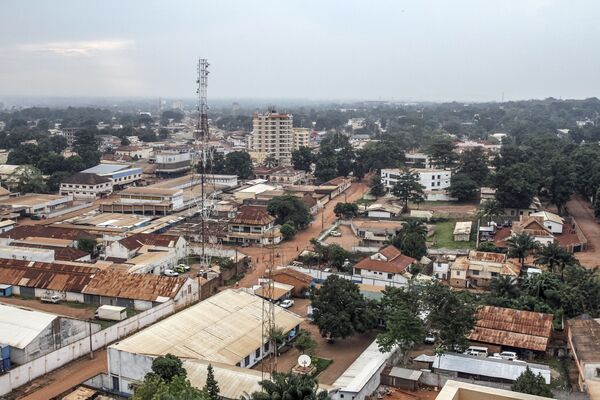 مشهد يطل على مدينة بانغوي من أعلى، جمهورية أفريقيا الوسطى. - سبوتنيك عربي