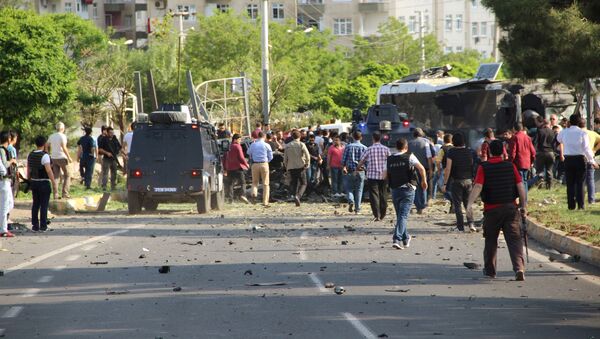 انفجار في ديار بكر التركية - سبوتنيك عربي