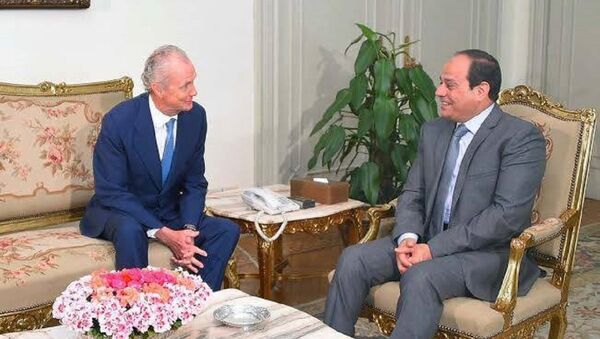 الرئيس المصري  و وزير الدفاع الإسباني - سبوتنيك عربي