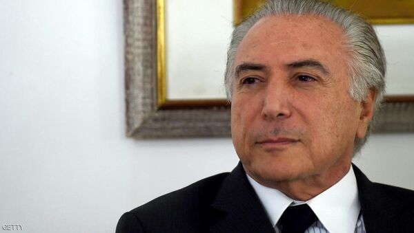 رئيس البرازيل ميشيل تامر - سبوتنيك عربي