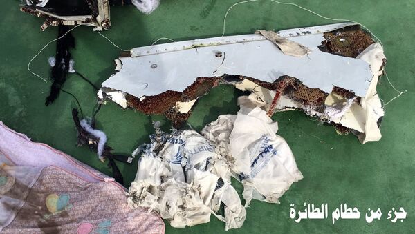 حطام الطائرة المصرية - سبوتنيك عربي