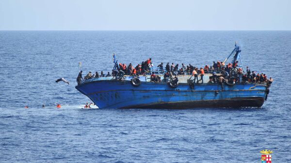 غرق مركب لمهاجرين - سبوتنيك عربي