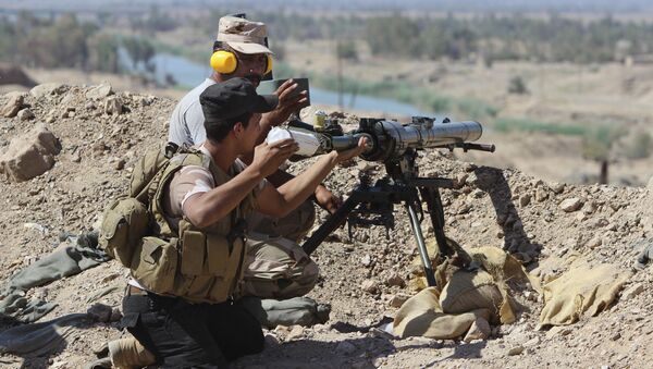 القوات العراقية تطلق النار فى الفلوجة - سبوتنيك عربي