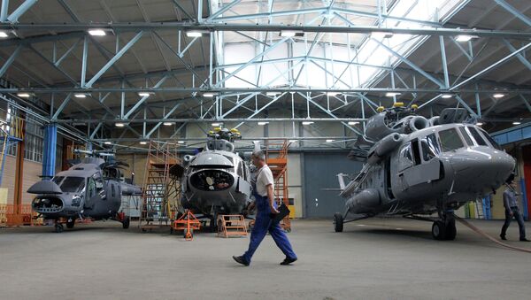 مصنع طائرات الهليكوبتر في مدينة قازان - سبوتنيك عربي