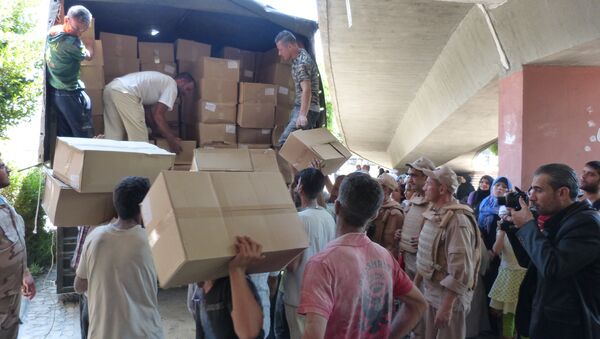 المساعدات الروسية تصل إلى كافة المناطق السورية - سبوتنيك عربي