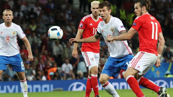 روسيا ضد ويلز في يورو 2016 - سبوتنيك عربي