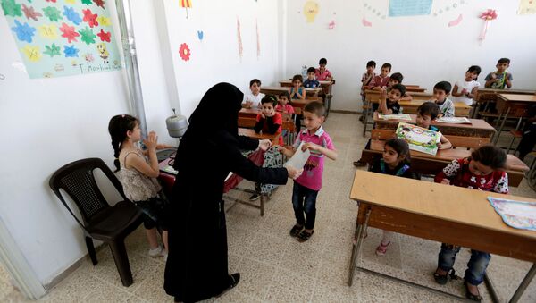 التلاميذ فى مدارس سوريا - سبوتنيك عربي