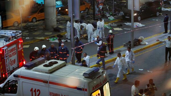 هجوم إرهابي على مطار اسطنبول في نركيا - سبوتنيك عربي