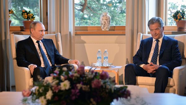 فلاديمير بوتين ورئيس فنلندا - سبوتنيك عربي