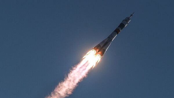 صاروخ سيوز إف غي يحمل مركبة سيوز إم إس إلى مدار في الفضاء - سبوتنيك عربي