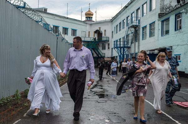 الزواج في السجن، أومسك، روسيا. - سبوتنيك عربي