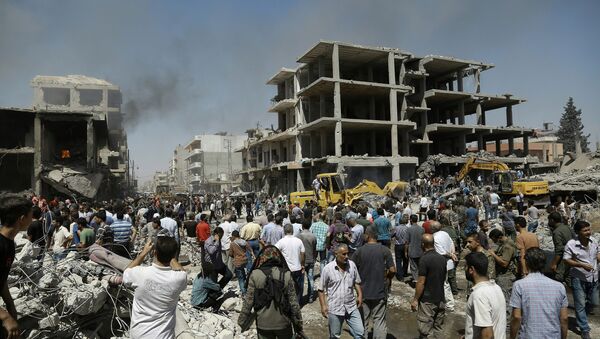 إنفجار في حي القامشلي بسوريا - سبوتنيك عربي