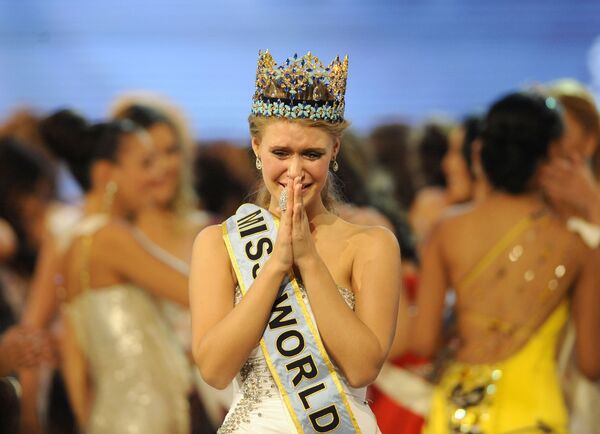 الفائزة بمسابقة ملكة جمال العالم لعام 2010 ألكسندريا ميللز - سبوتنيك عربي