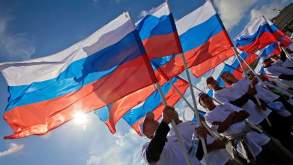 احتفال بيوم العلم الروسي - سبوتنيك عربي