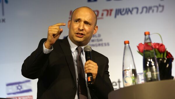 رئيس حزب البيت اليهودي في إسرائيلي نفتالي بنيت - سبوتنيك عربي