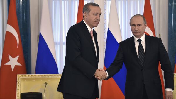 لقاء بوتين وأردوغان في سانت بطرسبورغ - سبوتنيك عربي