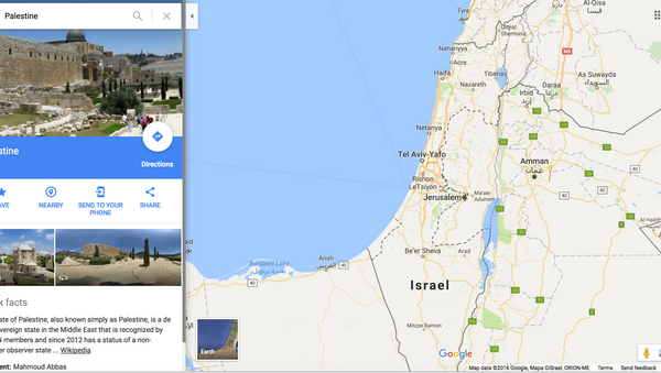 هاشتاغ#BoycottGoogle بعد حذف فلسطين من خرائط غوغل - سبوتنيك عربي