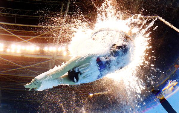 السبّاحة الأمريكية كيتي ليديكي في أولمبياد ريو 2016، 8 أغسطس/ آب 2016 - سبوتنيك عربي
