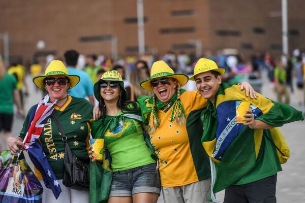 أولمبياد ريو 2016 - مشجعون برازيليون في حديقة الألعاب الأولمبية، أغسطس/ آب 2016 - سبوتنيك عربي