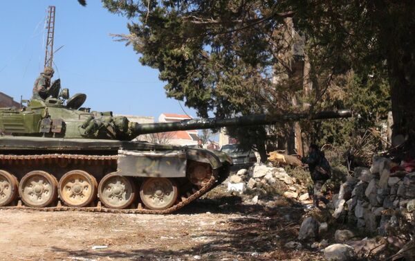 الجيش السوري يقوم بعملية عسكرية واسعة في بلدة معان بحماة - سبوتنيك عربي