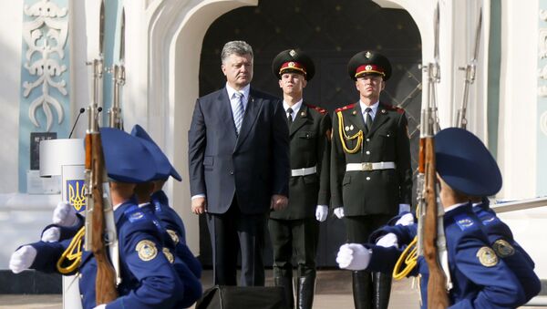 الرئيس الأوكراني يحضر احتفالا بذكرى الاستقلال - سبوتنيك عربي