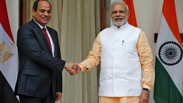 الرئيس المصري ورئيس وزراء الهند - سبوتنيك عربي