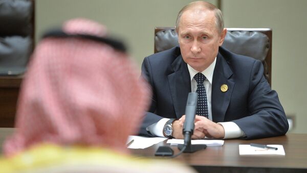 بوتين مع ولي ولي العهد السعودي - سبوتنيك عربي