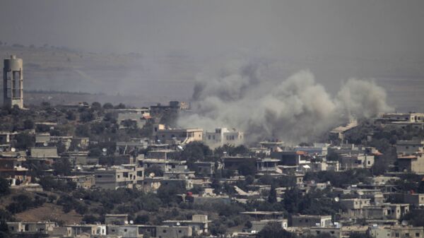 غارة جوية إسرائيلية على الجولان السورية - سبوتنيك عربي