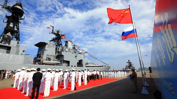 مناورة التعاون البحري 2016 بين روسيا والصين - سبوتنيك عربي