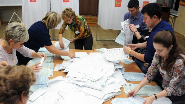 فرز الأصوات في الانتخابات البرلمانية في روسيا - سبوتنيك عربي