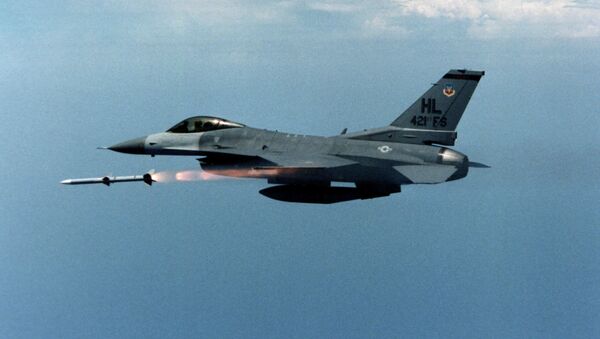 US air force F-16 jet fighter - سبوتنيك عربي
