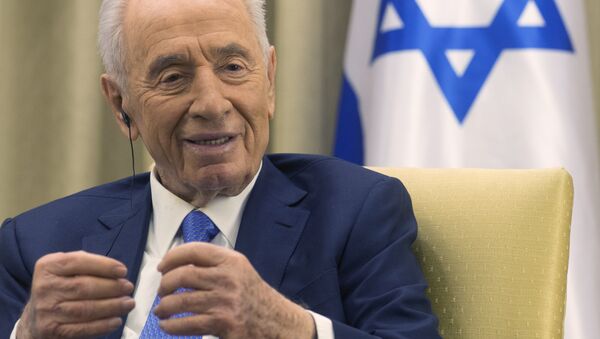 الرئيس الإسرائيلي السابق شمعون بيريز   إقرأ المزيد - سبوتنيك عربي