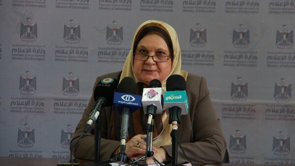 وزيرة شؤون المرأة الفلسطينية هيفاء الأغا - سبوتنيك عربي